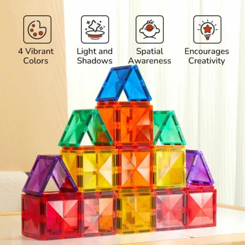 Mideer - Set de constructie magnetic, 60 piese - Micostore.ro [8]