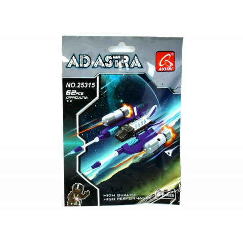 Jucării și Jocuri pentru copii - Set de constructie MegaCreative Ad Astra - racheta spatiala - 25315 / 416662, 62 piese, 6+