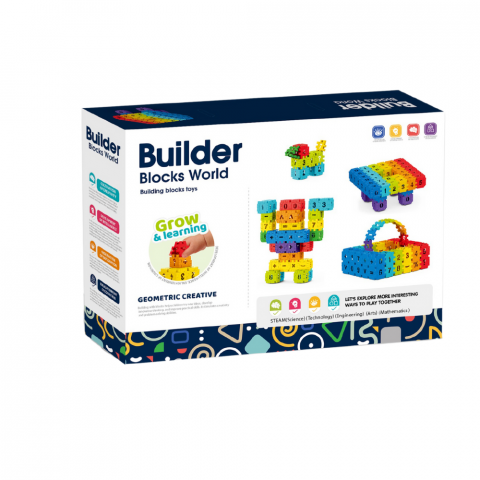 Set de constructie STEAM - Micutul matematician (200 piese) [2]