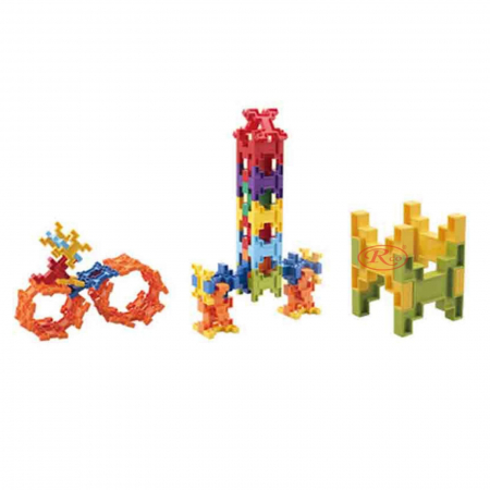 Set 28 Piese si Jocuri de Constructie pentru Copii [3]