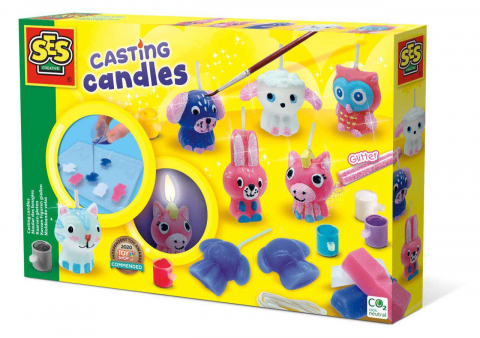 Art & Craft si Artizanat - Set de creatie  Lumanari-Animale Vesele