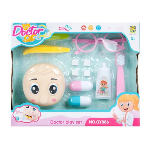 Jucării și Jocuri pentru copii - Set de doctor - dentist - 11 accesorii incluse, MegaCreative 445946, 3+ ani