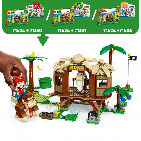 Set de extindere - Casa din copac a lui Donkey Kong, varsta de la 7 ani la 14 ani [6]