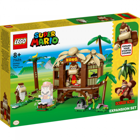 LEGO® - Set de extindere - Casa din copac a lui Donkey Kong, varsta de la 7 ani la 14 ani