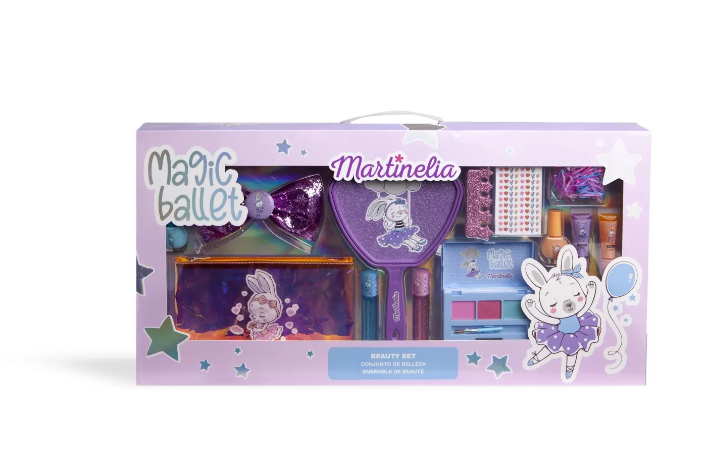 Frumusețe, bijuterii, accesorii fetițe - Set de infrumusetare, Martinelia Mega Beauty Magic Ballet, varsta de la 3 ani la +15 ani