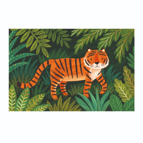 Set de invitatii cu animale din jungla, Djeco pentru Adult, Baiat, Fata varsta 6 - 9, 9+ [3]