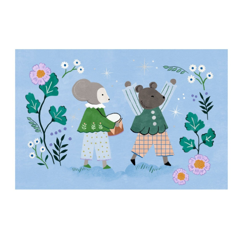 Set de invitatii Parada animalelor, Djeco Adult, Baiat, Fata, varsta +9 ani, 6 - 9 ani [2]