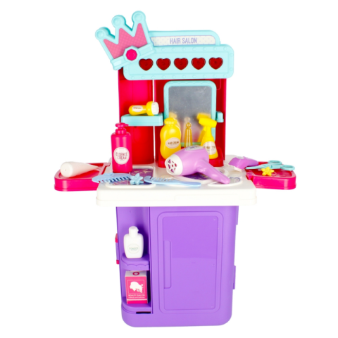 Set de joaca 4 in 1 - stand coafor tip troller - accesorii diverse incluse, MegaCreative 483208, 3+ ani [3]