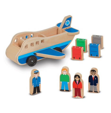 Jucării și Jocuri pentru copii - Set de joaca Avion cu pasageri Melissa and Doug