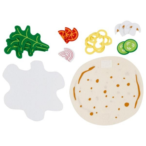 Jucării și Jocuri pentru copii - Set de joaca Lipie cu salata Delicious wrap