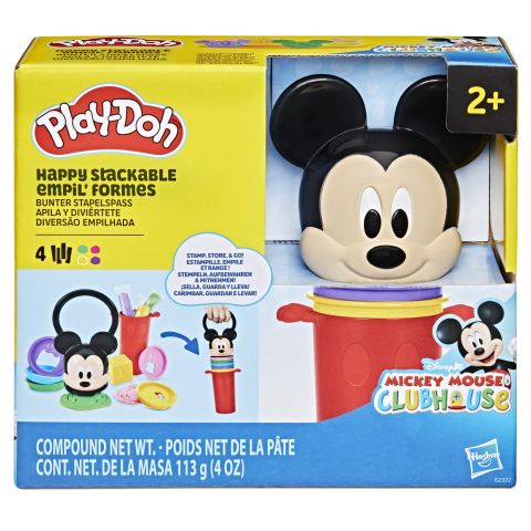 Jucării și Jocuri pentru copii - Set de joaca stivuibil distractiv play doh disney junior copii varsta 2 ani - 7 ani