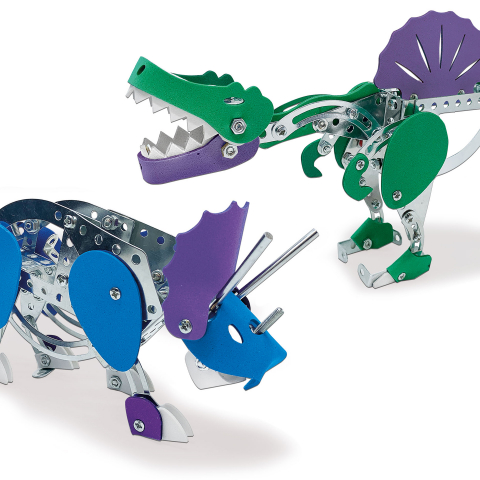 Set de jucarie pentru copii de construit dinozauri din metal, copii varsta 7 ani+,8 ani+ [3]