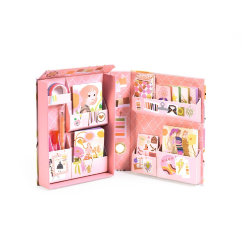 Set de papetarie cu tematica Fashion, Djeco pentru Fata varsta 6 - 9, 9+ [1]