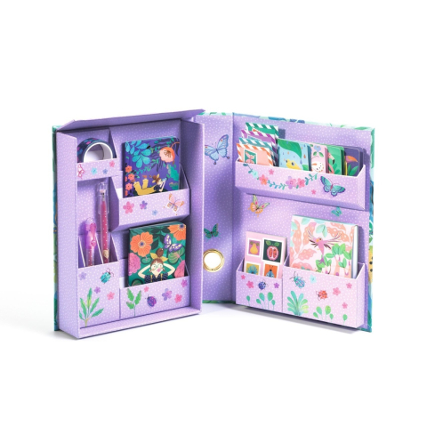 Set de papetarie Marie cu design tropical, Djeco pentru Fata varsta 6 - 9, 9+ [1]