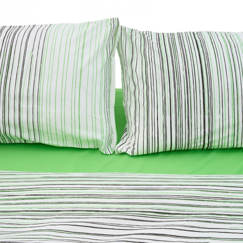 Set de pat,cearceaf cu elastic180x200,mils [3]