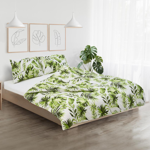 Set de pat king size bumbac, 144 tc,palm [4]