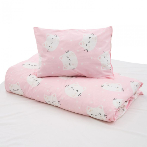 Set de pat single bumbac, 92 gsm, cat [4]