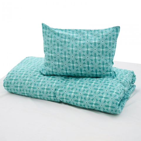 Set de pat single bumbac, 92 gsm, river [4]