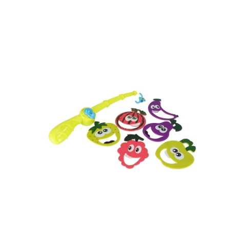 Set de pescuit - undita si fructe - 7 piese, MegaCreative 511324, 3+ ani [1]