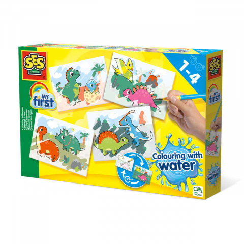 Seturi creative pentru copii - Set de Pictat cu Apa-Dinozauri