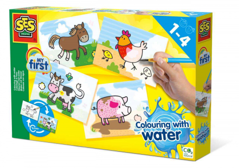 Seturi creative pentru copii - Set de Pictat cu Apa-Ferma Animalelor