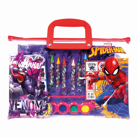 Art & Craft si Artizanat - Set de pictura geanta transparenta spider man evergreen