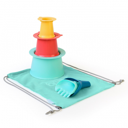 Jucării nisip, plajă și grădină - Set de plaja Alto, jucarii multifunctionale, Quut Toys, 2-8 ani