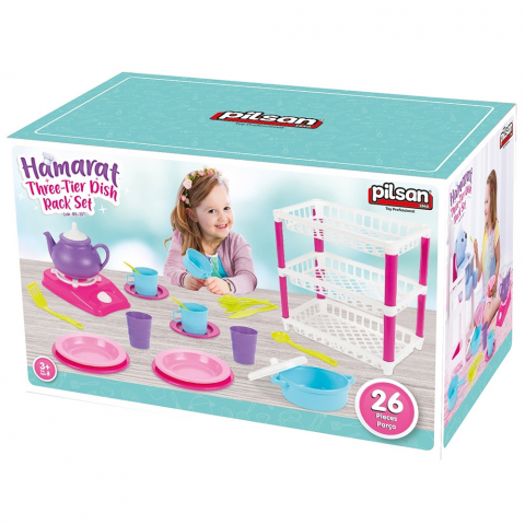 Set de servit ceaiul Pilsan Hamarat Three-Tier Dish Rack [1]