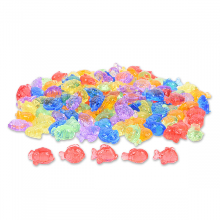 Set sortare copii cu pestisori translucizi, 120 piese colorate, TickiT [6]