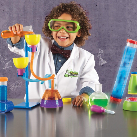Set de stiinta primar Deluxe cu microscop [4]