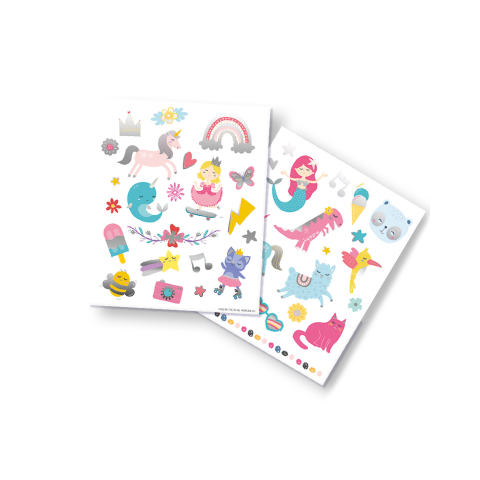 Set de tatuaje pentru copii cu personaje din basme, copii varsta 3 ani+ [4]