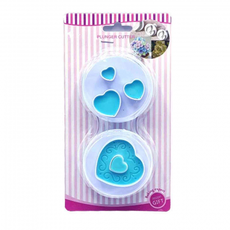 Decupatoare cu ejector, plastic, Inimioare - Micostore.ro [1]