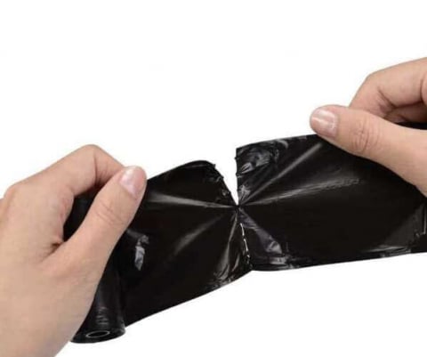 Set 1000 Saci Excremente Caini cu Dispenser Os – 50 Role, Negru [6]