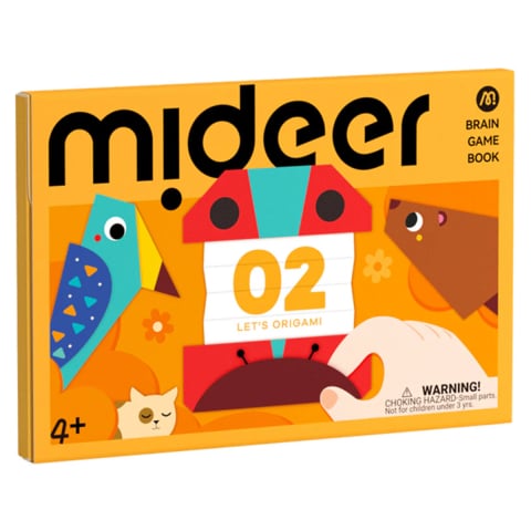 Jucării și Jocuri pentru copii - Set Educativ Origami Mideer Nivelul 2 – Joc de Constructie din Hartie pentru Consolidarea Creativitatii