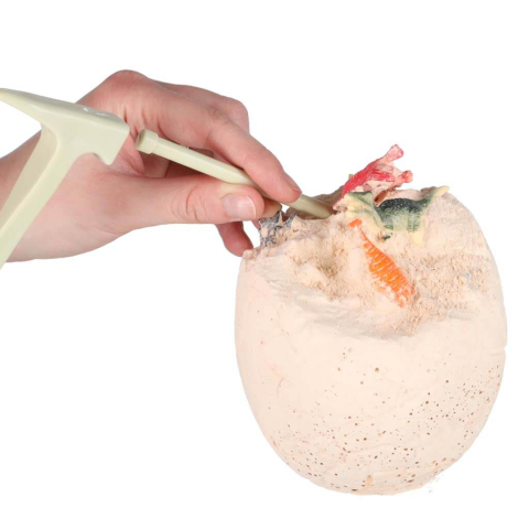 Set excavatie dinozauri copii, ou mare cu 12 dinozauri, jucarie educativa STEM, 6 ani+ [5]