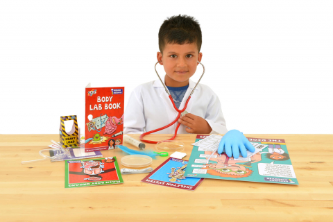 Jucării STEM, Știință şi Experimente - Set experimente - Corpul uman