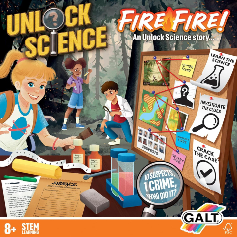 Jucării și Jocuri pentru copii - Set experimente Unlock Science: Incendiul din jungla