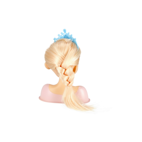 Set fashion - cap de papusa de coafat - accesorii incluse, par blond, MegaCreative 419477, 3+ ani [3]