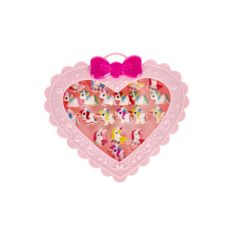 Set fashion - cutie de bijuterii cu inele - 20buc / set, MegaCreative 454576, 3+ ani [6]