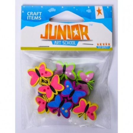Set 10 Fluturi din Lemn, Accesorii Craft Copii - Micostore.ro [1]