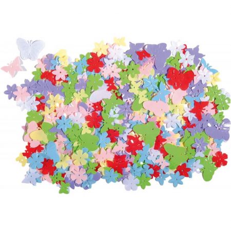 Accesorii Craft - Set fluturi din lemn pentru activitati crafts.