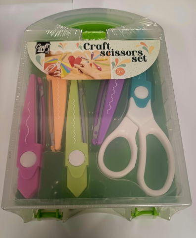 Art & Craft si Artizanat - Set foarfeca +5 lame diferite  Grafix 