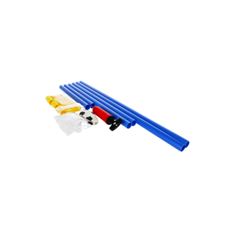 Set Fotbal, include 1x poarta de 65cm, plasa, pompa, minge, albastru, 3+ ani, MegaCreative, 380042 [1]