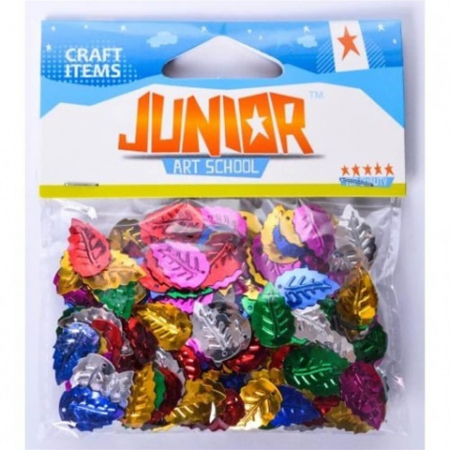 Set frunze colorate pentru activitati art crafts.