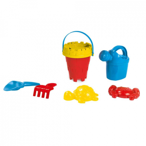Jucării nisip, plajă și grădină - Set galetusa si accesorii nisip - Castel