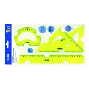 Rechizite Școlare - Set geometrie galben milan 359801y