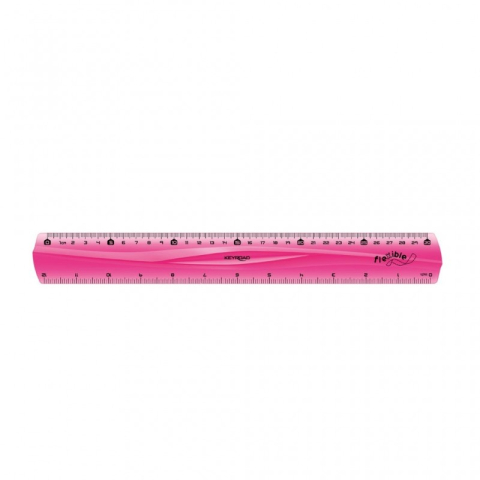 Set geometrie Keyroad KR971105, 30cm, PVC, diverse culori, flexibil, blister 4 piese [2]