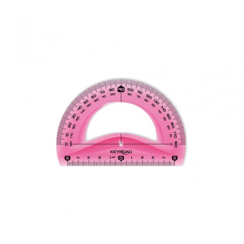 Set geometrie Keyroad KR971105, 30cm, PVC, diverse culori, flexibil, blister 4 piese [6]