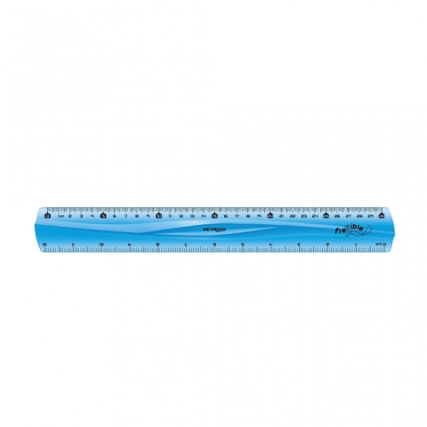 Set geometrie Keyroad KR971105, 30cm, PVC, diverse culori, flexibil, blister 4 piese [3]