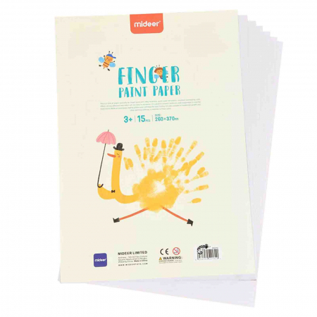 Seturi colorat, pictură și desen - Mideer - Set hartie pentru pictat, finger paint - Micostore.ro